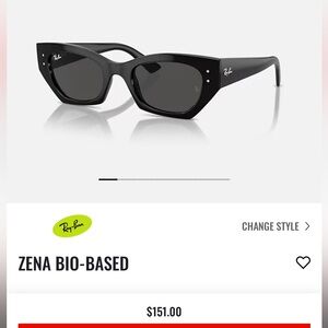 Ray-Ban Zena Sunglasses- Worn once!